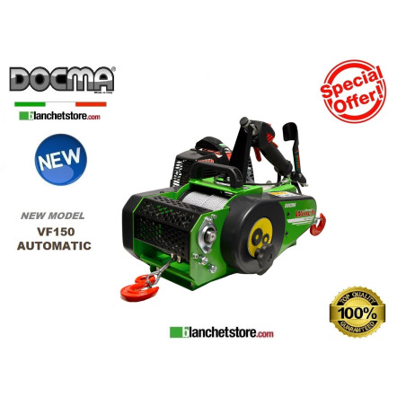 Forest Winch Docma VF150 Automatic Complete with STEEL rope (31022) d.5 x 80 mt 98002