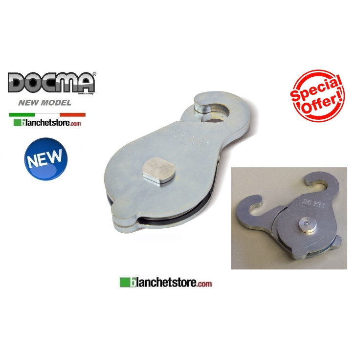 POULIE DE TRANSFERT POUR TREUILS DOCMA VF150-155 CORDE 4-6,5