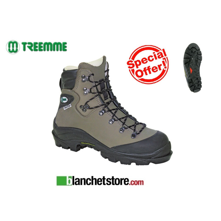 Scarpone treemme trekking 9590 N.41 nabuk acquastop ramponabile