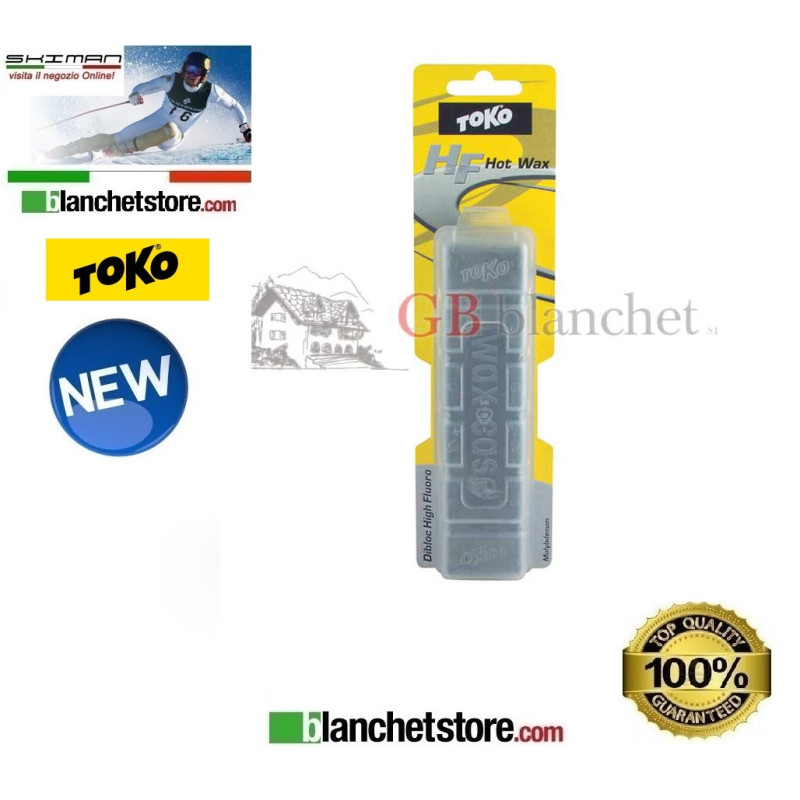 Sciolina Toko HF dibloc hig fluo blister 60 gr GREY