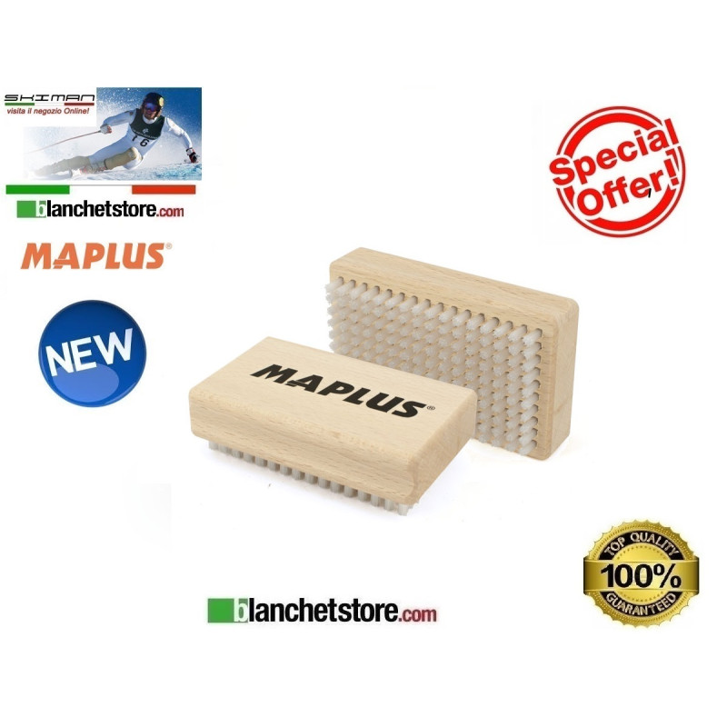 Spazzola manuale Maplus per sci in nylon morbido MT0102