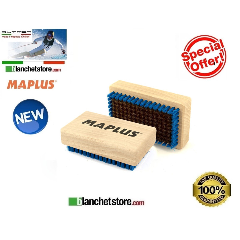 Spazzola manuale Maplus per sci in ottone duro MT0106