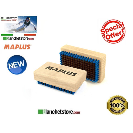 Spazzola manuale Maplus per sci in ottone duro MT0106