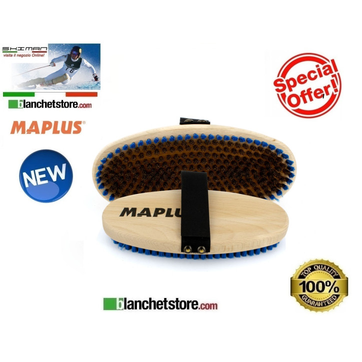 Brosse ovale Maplus pour ski et snow en bronze dur MT0126