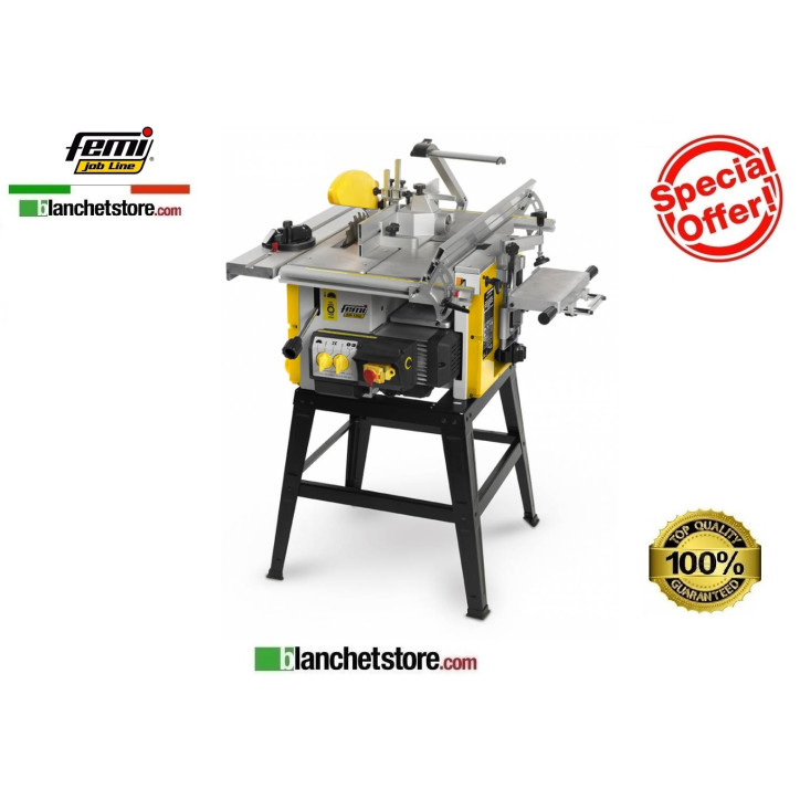 Combinata 6 lavorazioni Femi CM 60-150 230V 1000W Combinata 6 lavorazioni Femi CM 60-150 230V 1000W