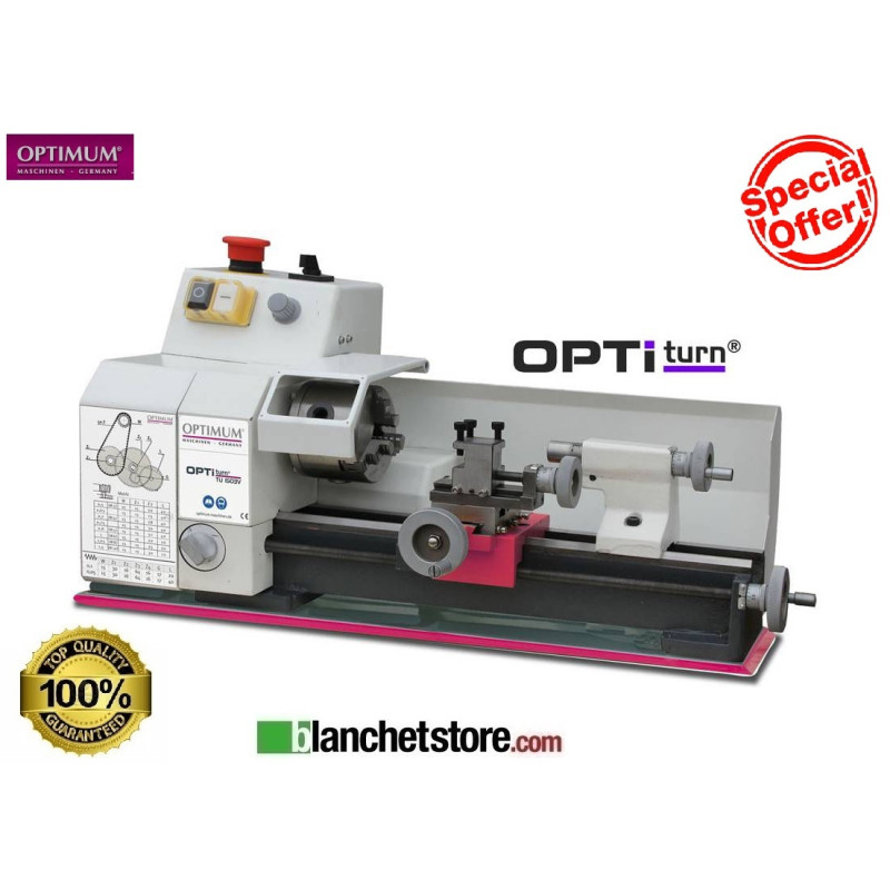 TORNIO PARALLELO DI PRECISIONE OPTIMUM TU 1503V VARIO 140X250mm