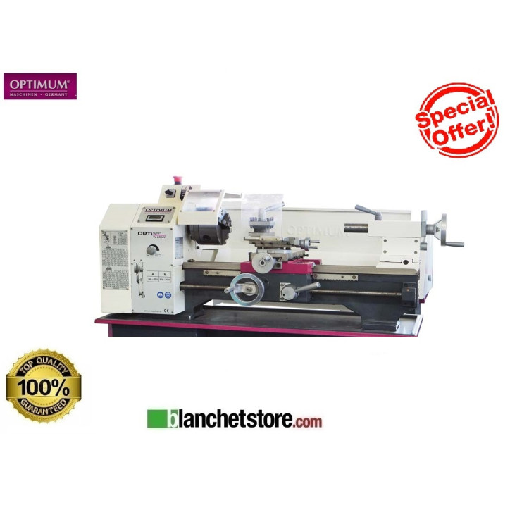 TORNIO PARALLELO DI PRECISIONE OPTIMUM TU 2406V VARIO 250X550MM 050OP0355 TORNIO PARALLELO DI PRECISIONE OPTIMUM TU 2406V VARIO 250X550MM 050OP0355