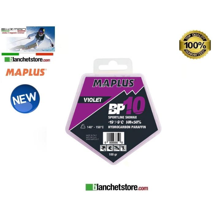 Wax MAPLUS BASE BP 10 Box 100 gr VIOLET NEW MW0300