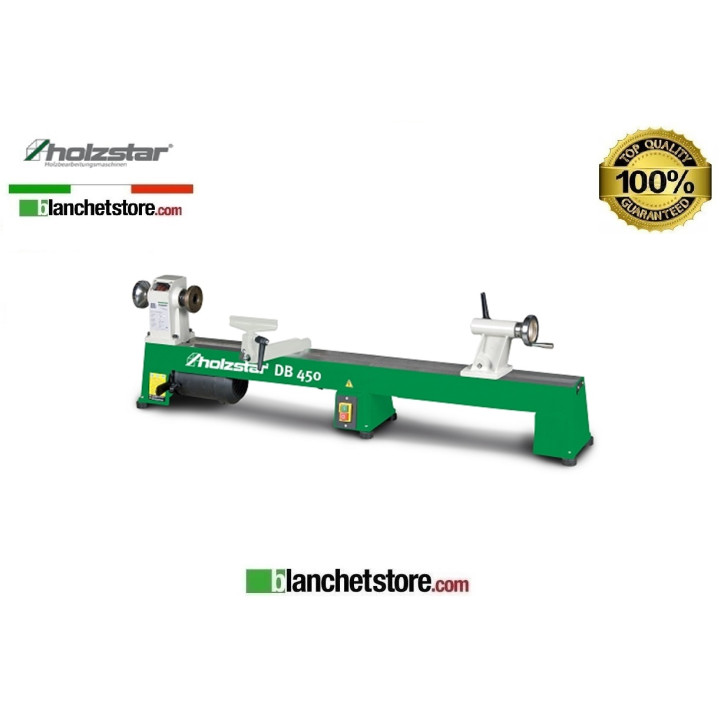 Tornio per legno Holzstar DB 450 230V 370Watt 450/1000mm Allung. Tornio per legno Holzstar DB 450 230V 370Watt 450/1000mm Allung.
