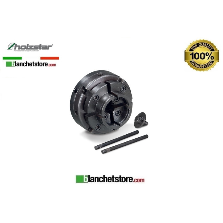 Mandrino a 4 griffe Holzstar 5931021 4-JAW CHUCK M 33X3.5 D.100 Mandrino a 4 griffe Holzstar 5931021 4-JAW CHUCK M 33X3.5 D.100