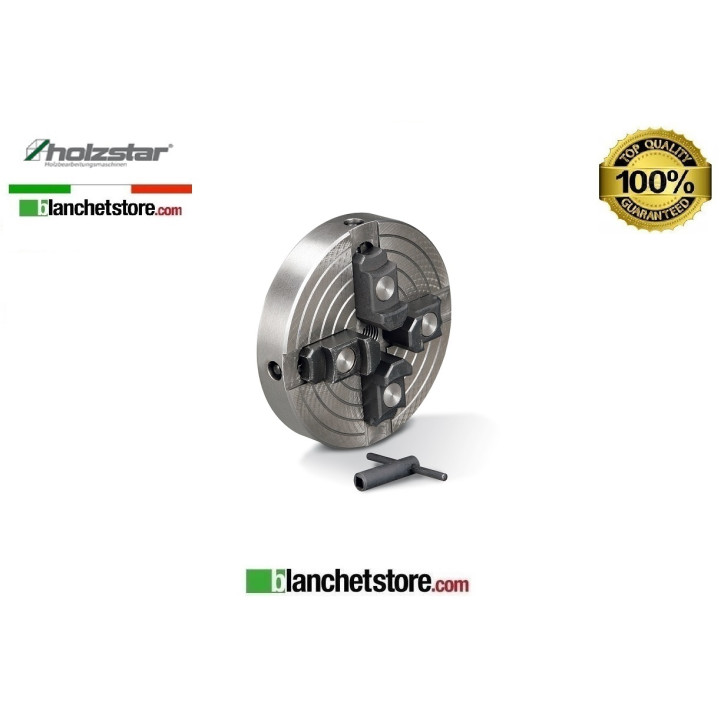 Mandrino a 4 griffe Holzstar 5931020 4-JAW CHUCK M 33X3.5 D.100 Mandrino a 4 griffe Holzstar 5931020 4-JAW CHUCK M 33X3.5 D.100
