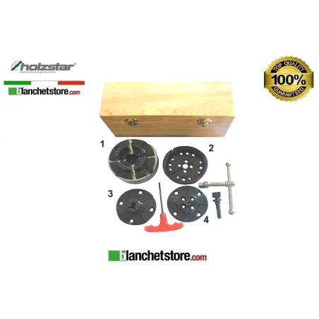 Mandrino a 4 griffe Holzstar Profy. 4-JAW CHUCK M 33X3.5 d.100