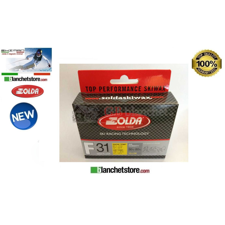 Fart SOLDA F31 High Fluoree Gr 60 Jaune Fart SOLDA F31 High Fluoree Gr 60 Jaune