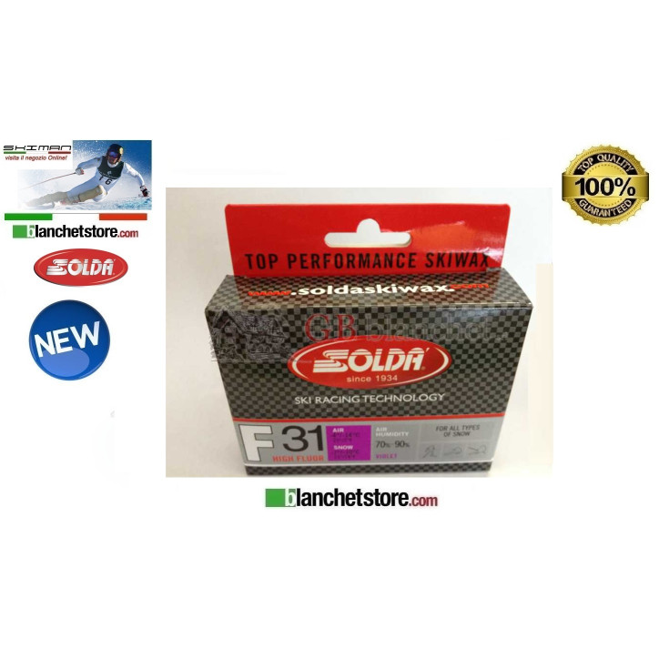 Wax SOLDA F31 High Fluo Gr 60 Violet Wax SOLDA F31 High Fluo Gr 60 Violet