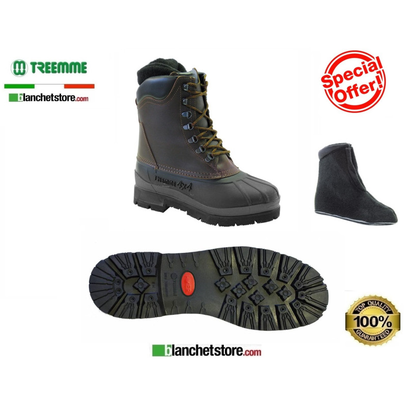 Doposci treemme 4x4 FRONTERA 670/7 N.36-37 pelle con suola in PU