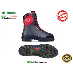 Stivale boscaiolo antitaglio pelle acquastop 91214 N.41 Red