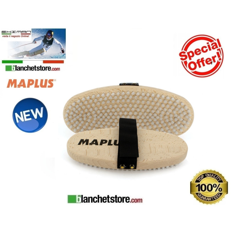 Spazzola ovale Maplus per sci e snow in nylon duro MTO125