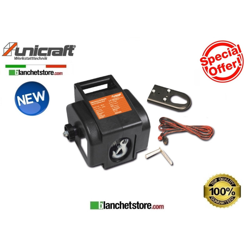 ARGANO ELETTRICO A FUNE UNICRAFT ESW 901 12Volt TRAZIONE 9 Ton