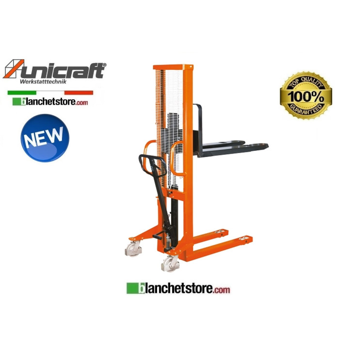 CARRELLO ELEVATORE UNICRAFT GHHW 1000 PORTATA 1 TON FORCHE 1150 CARRELLO ELEVATORE UNICRAFT GHHW 1000 PORTATA 1 TON FORCHE 1150