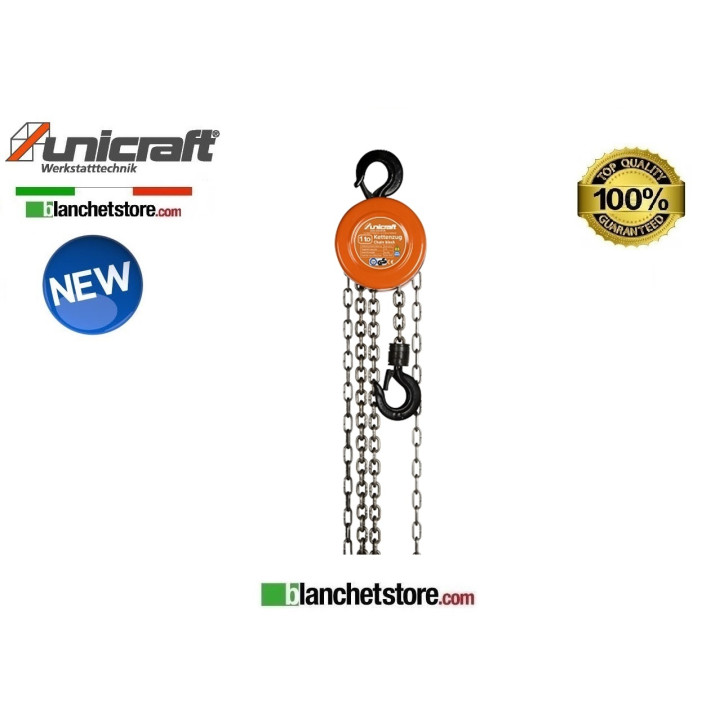 PARANCO A CATENA UNICRAFT K 2000 PORTATA 2 TON PARANCO A CATENA UNICRAFT K 2000 PORTATA 2 TON
