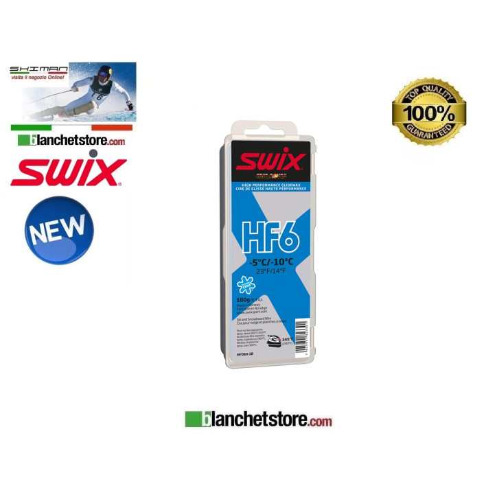 Wax SWIX Cera nova HF6 Gr 180 Blue Wax SWIX Cera nova HF6 Gr 180 Blue