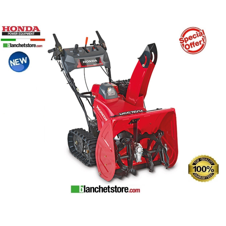 Fraise a neige Honda HSS 760AET Chenilles-electrique Demarrage a lanceur Fraise a neige Honda HSS 760AET Chenilles-electrique Demarrage a lanceur