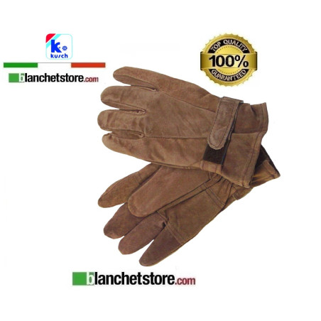 winter glove suede Kusch Brown Size XL 10