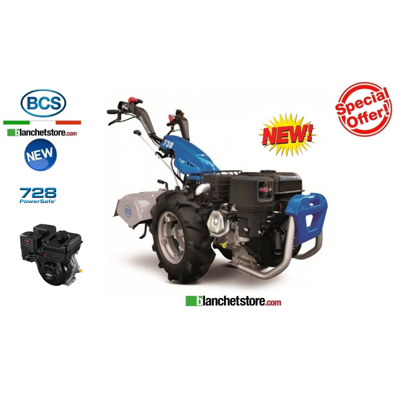 Motocoltivatore bcs 738 Koeler KD 350 + fresa 66 cm 7.5HP Diesel