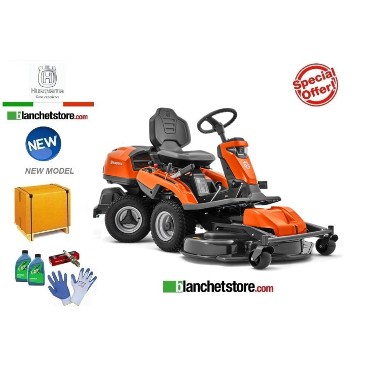 Tracteur Rider Husqvarna 316TX AWD avec sisteme coup Comby 103