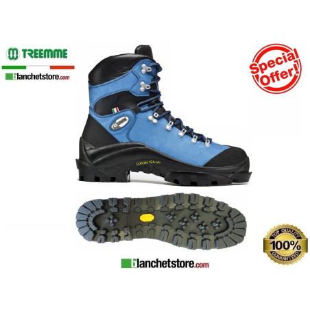 Treemme Trekking en nabuck 9528 N.38 doublure aquastop Bleu