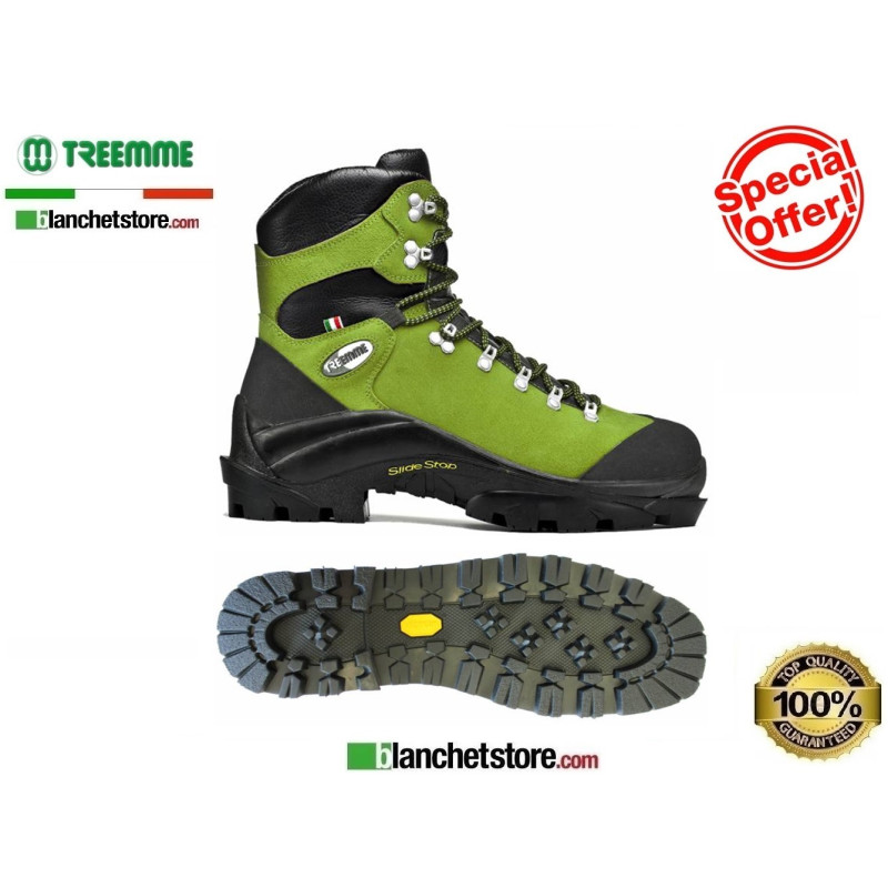 Trekking treemme in nabuk 9528 N.38 fodera acquastop Verde