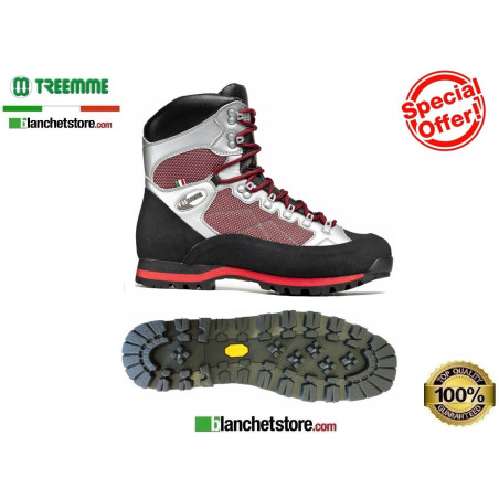Treemme Microfiber Trekking Shoe 9524 N.40 Waterproof Lining Red