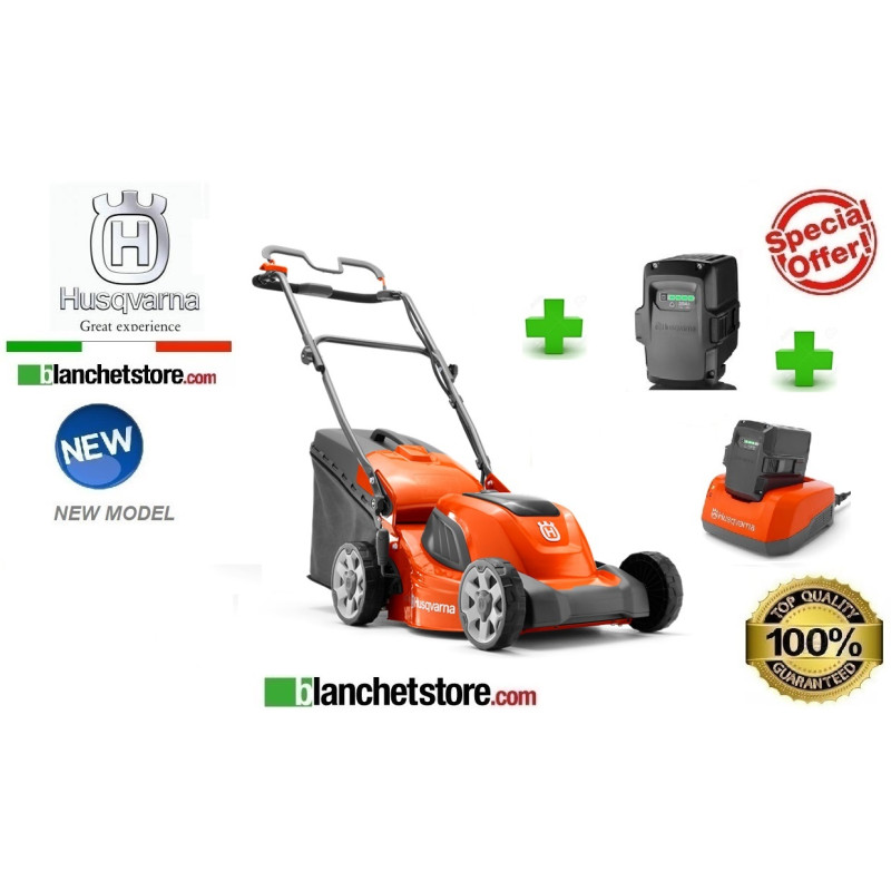 Rasaerba a batteria Husqvarna Lc141i 1 batteria 36V 5.2A+QC330