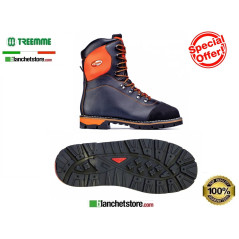 Stivale boscaiolo antitaglio pelle con cuciture 1114 N.40 Orange
