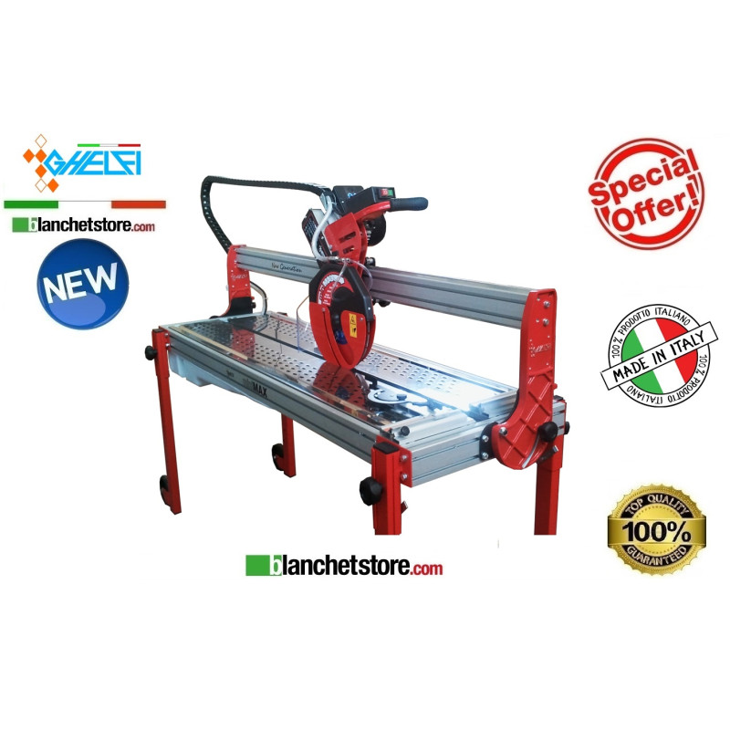 Tagliapiastrelle elettrica Ghelfi MiniMax 130 con 2 dischi 220V