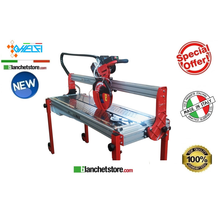 Tile cutter electric Ghelfi MiniMax 130 with 2 disks 220V 2Hp