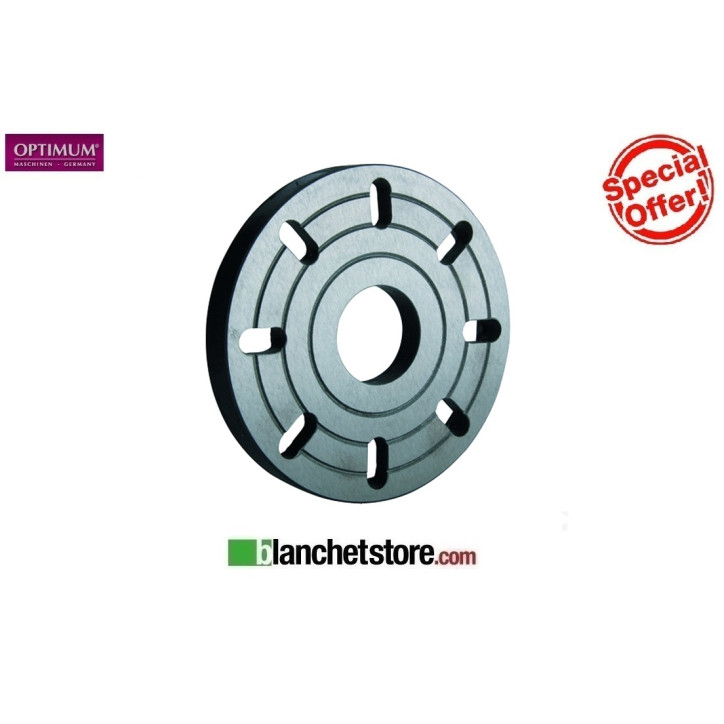 Disc clamping platform for Optimum lathe 3440295 D.170mm