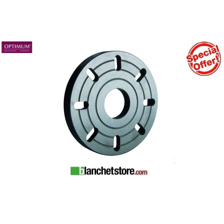 Disc clamping platform for Optimum lathe 3441352 D.240mm