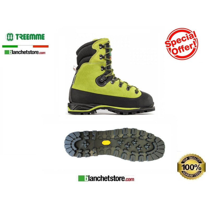 Stivale antitaglio Treemme in Nabuk 91289-1 N.43 Green