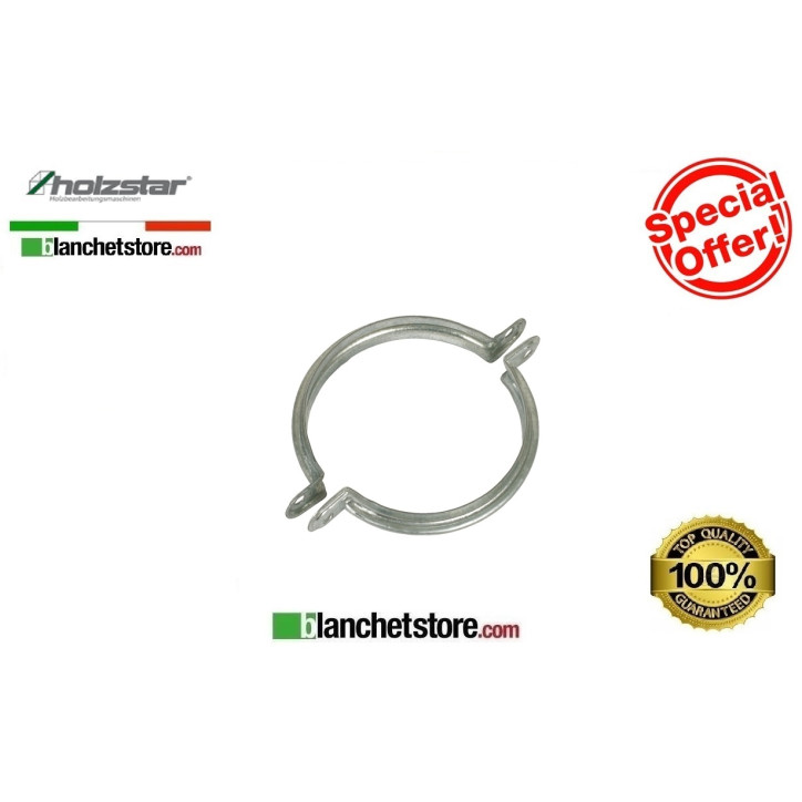 FASCETTA ACCIAIO PER TUBO FLANGIATO DI ASPIRAZIONE D.120 mm FASCETTA ACCIAIO PER TUBO FLANGIATO DI ASPIRAZIONE D.120 mm