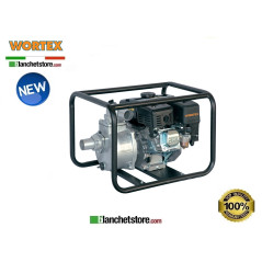 Motopompa a benzina Wortex LW 80-4T autodescante 6.5HP