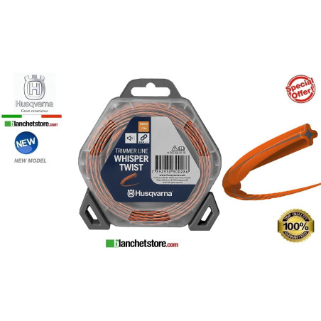 Line for brushcutter Husqvarna Whisper Twist d.2.7 x10 Ml