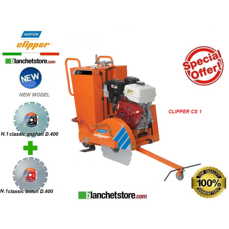 Floor saws Clipper CS1-P13 Honda Gx 390 + 2 disc D.400