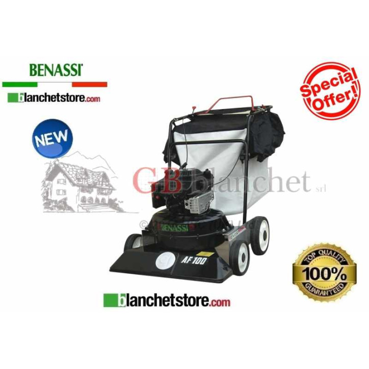 Aspirafoglie BENASSI AF 100 a spinta su ruote B&S 675EXi 2.9 Kw Aspirafoglie BENASSI AF 100 a spinta su ruote B&S 675EXi 2.9 Kw