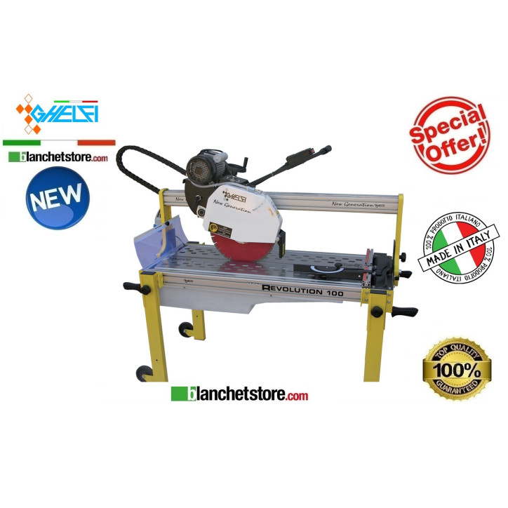 Tile cutter electric GHELFI Revolution 100 d.400 220V 3.4Hp