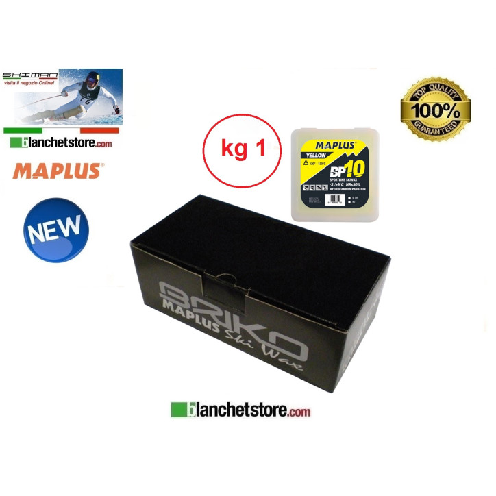 Wax MAPLUS BASE BP10 Box Kg 1 YELLOW NEW MW0322