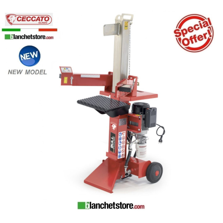 Wood-splitter electric Ceccato Olindo BULL SPLE6L 220 VOLT 6 TON 3HP