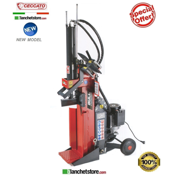 Wood-splitter electric Ceccato Olindo BULL SPLE10POL 220 VOLT 10TON 3HP