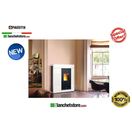 Pellet stove Piazzetta P 934 Covered in Majolica 8,5Kw
