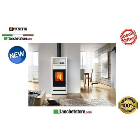 Poile a bois Piazzetta E 928 S Revetement en faiance 8,2Kw